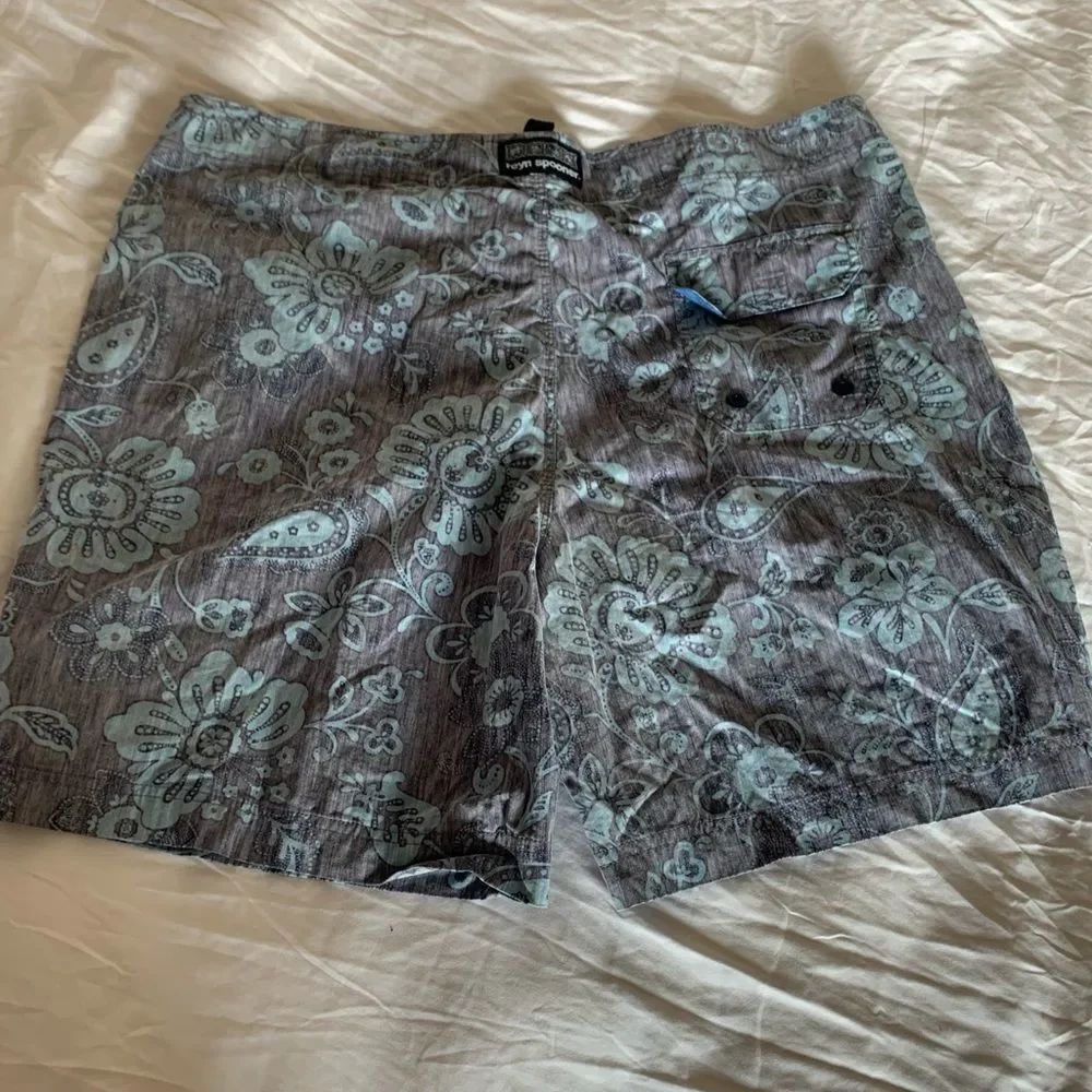 Reyn Spooner Inside Out Print Board Shorts sz 40